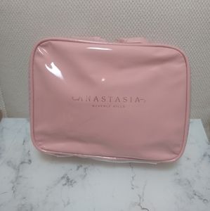 Anastasia Beverly Hills Pink Clear Makeup Toiletries Bag New Without Tag